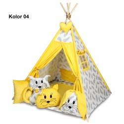 Namiot TIPI TEEPEE 4 poduszeczki zawieszka+mata